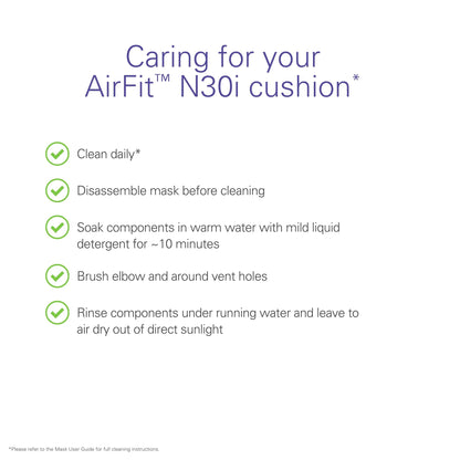 ResMed AirFit N30i cushion connection point