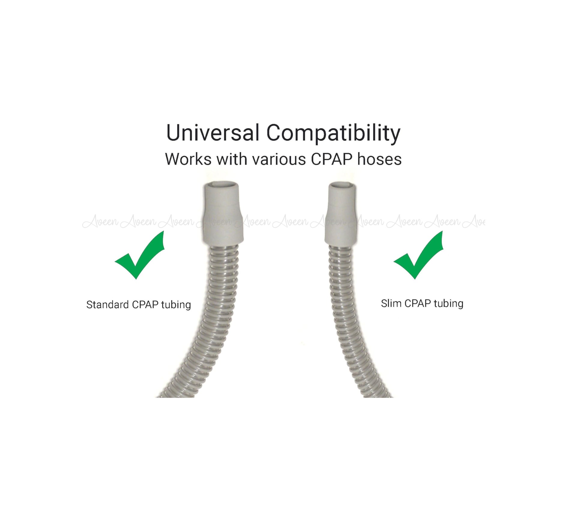 Demonstration of the Aveen CPAP brush entering a flexible tube