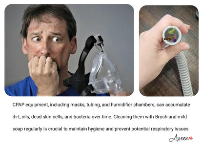 Aveen CPAP cleaning tool set in its compact packaging