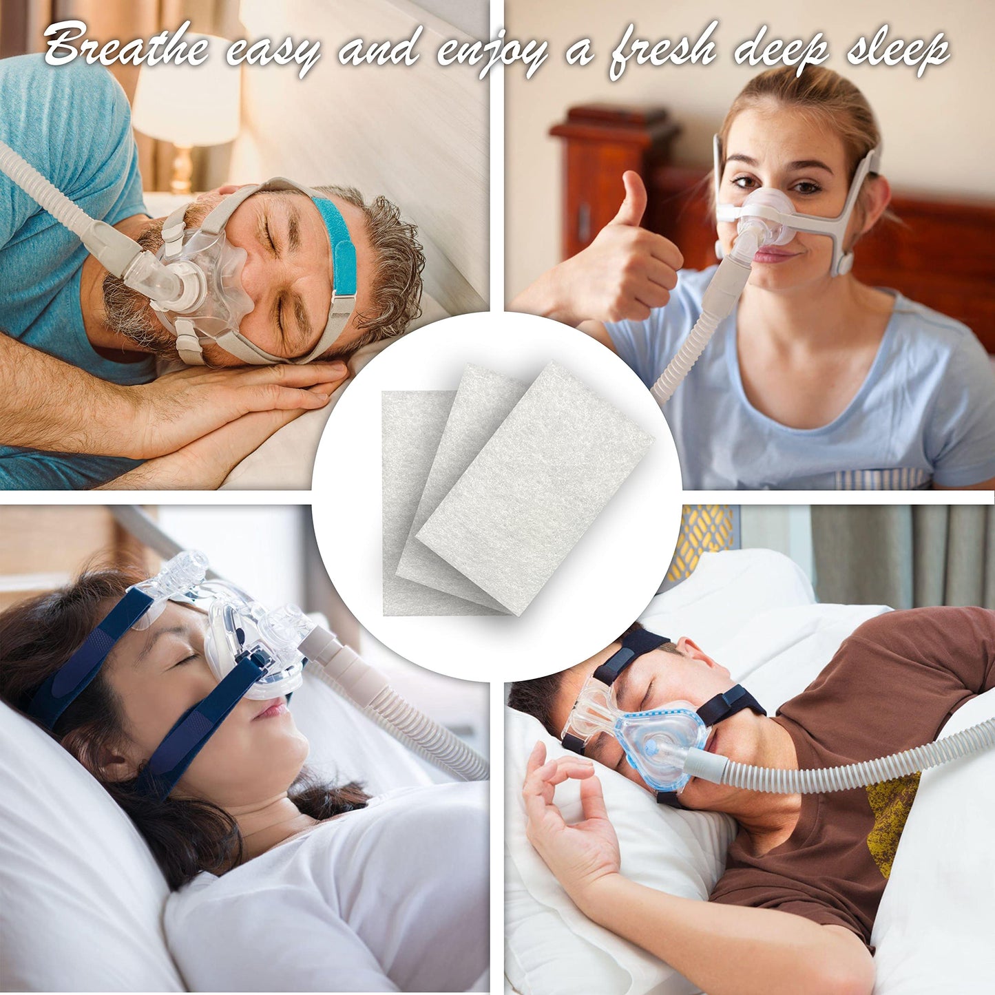 Authentic USA imported CPAP filter packaging details
