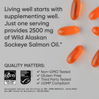 Sports Research omega 3 softgels in container and scoop