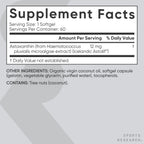 Sports Research Triple Strength Astaxanthin packaging with coconut oil