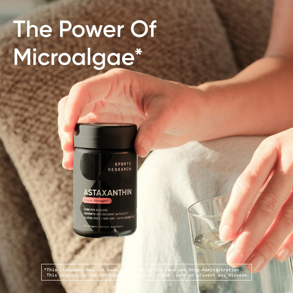 Sports Research 60 softgels bottle lifestyle placement