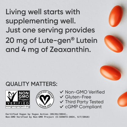 Close up of 120 veggie softgels supplement bottle