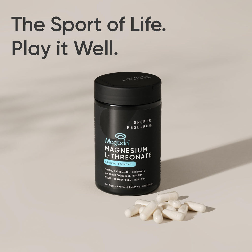 Sports Research magnesium L-threonate complete product arrangement