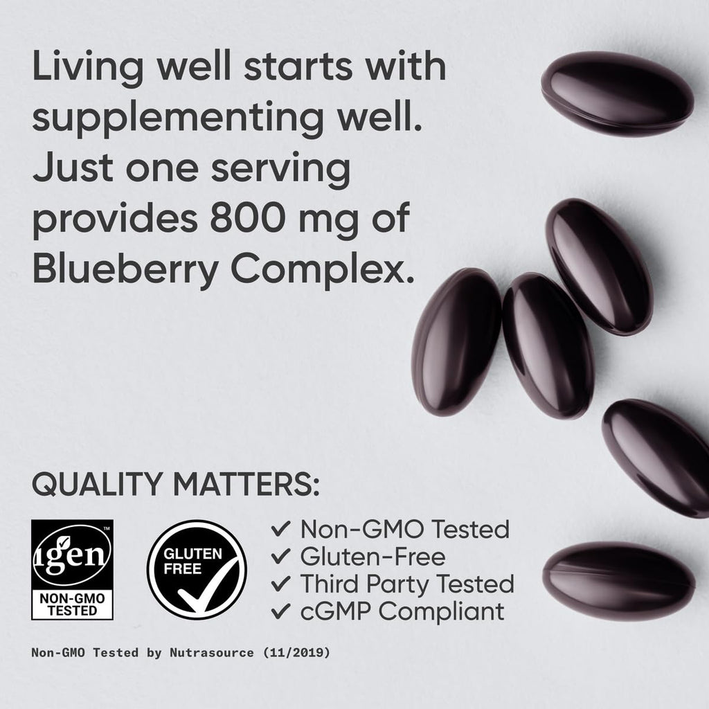 Sports Research organic blueberry capsules cap and seal close-up