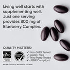 Sports Research organic blueberry capsules cap and seal close-up