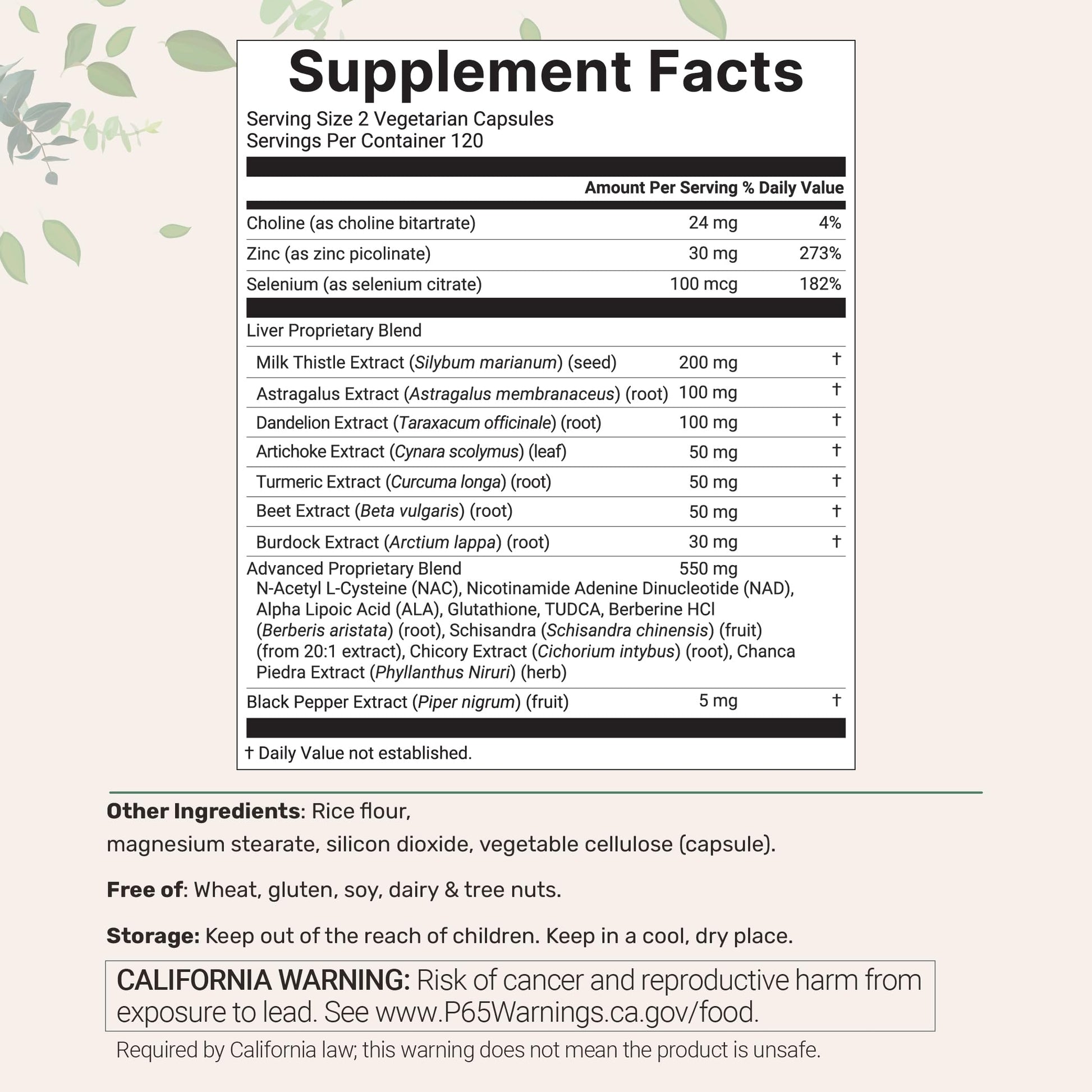 Micro Ingredients 20-in-1 complex liver detox supplement bottle showing milk thistle and dandelion extract benefits