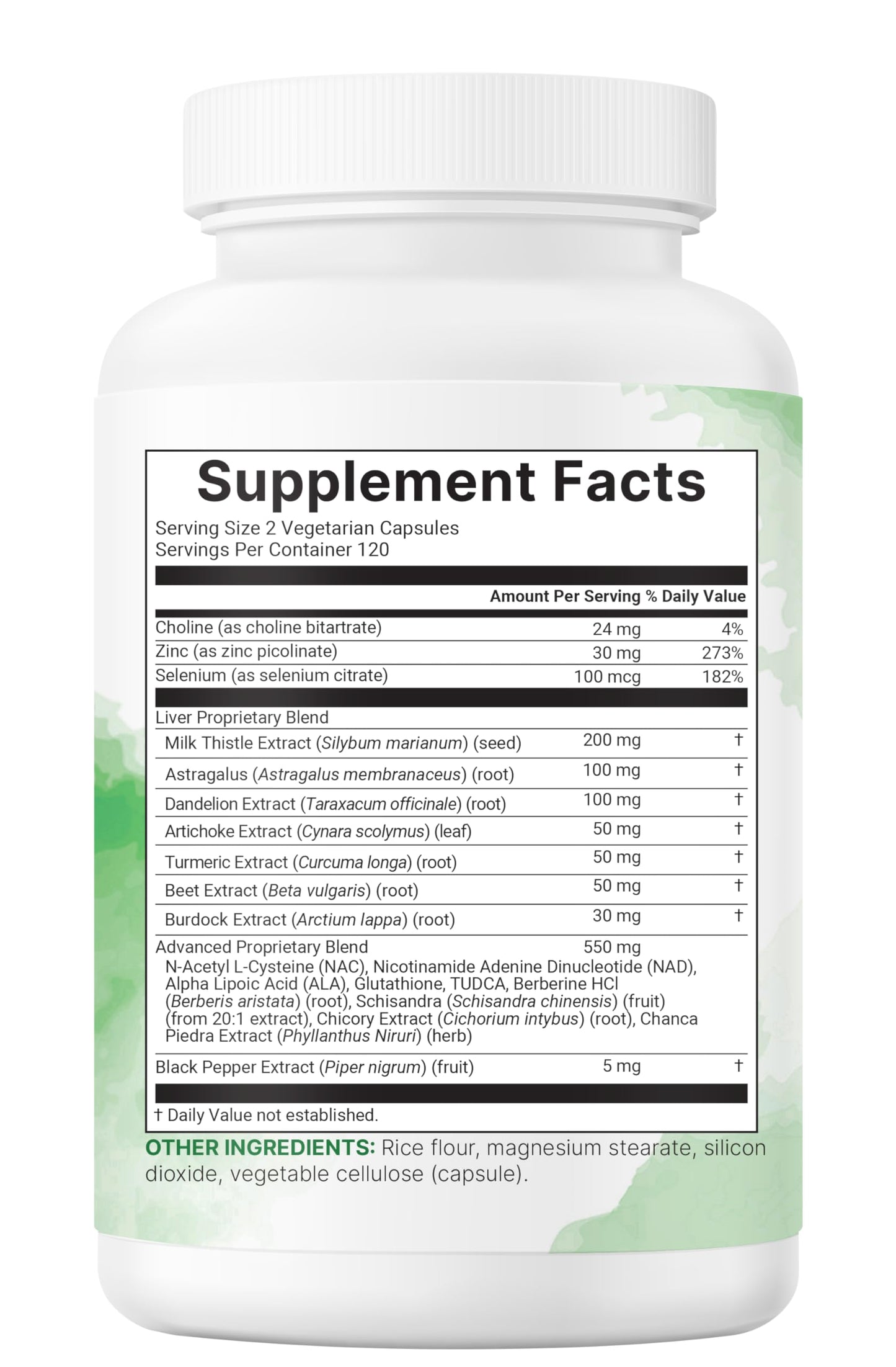 Micro Ingredients Liver Advanced Plus certified cGMP lab tested seal visible on the product packaging