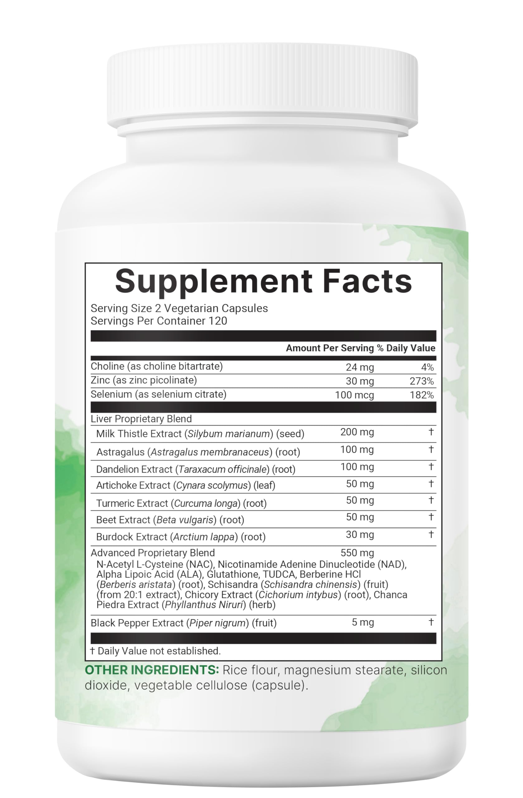 Micro Ingredients Liver Advanced Plus certified cGMP lab tested seal visible on the product packaging