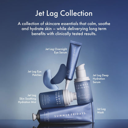 Lifestyle shot of Summer Fridays Jet Lag Mask cream