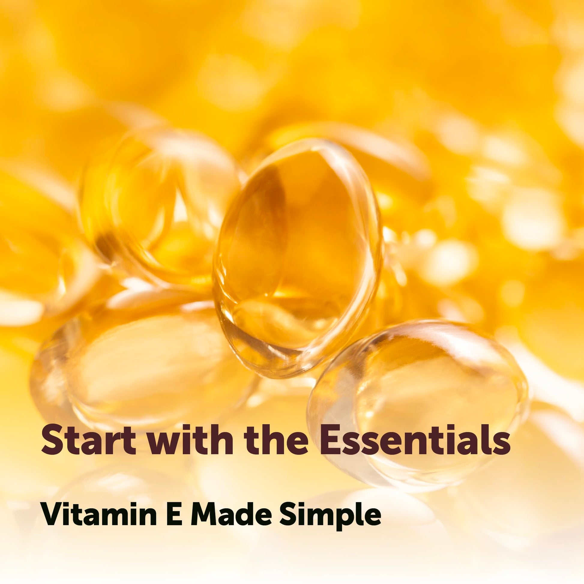 Micro Ingredients Vitamin E supplement pouch standing upright on a minimalist background.