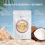 Micro Ingredients supplement bottle with capsule size scale