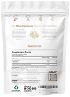 Micro Ingredients Psyllium Husk 500 count bottle label