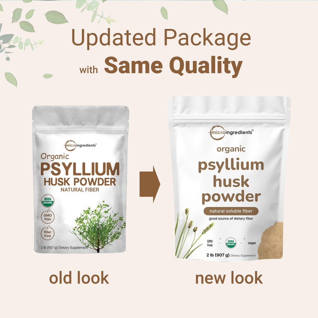 Texture of Micro Ingredients organic psyllium husk powder