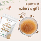 3 pound bag of Micro Ingredients psyllium husk next to measuring scoop