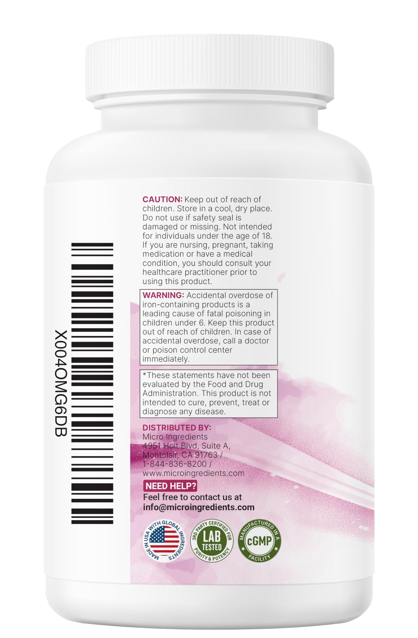 Micro Ingredients prenatal multivitamin for pregnancy support