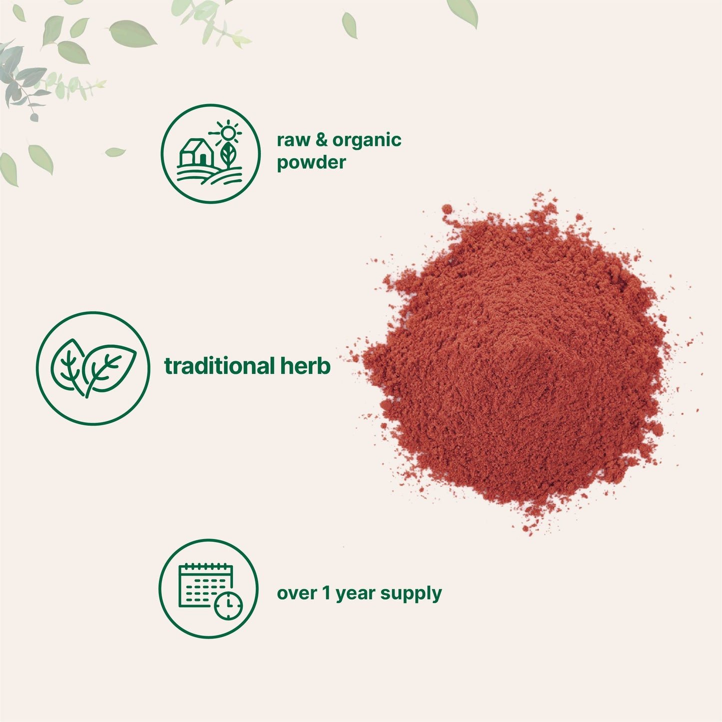 Organic red yeast rice vegan heart health supplement with measuring scoop