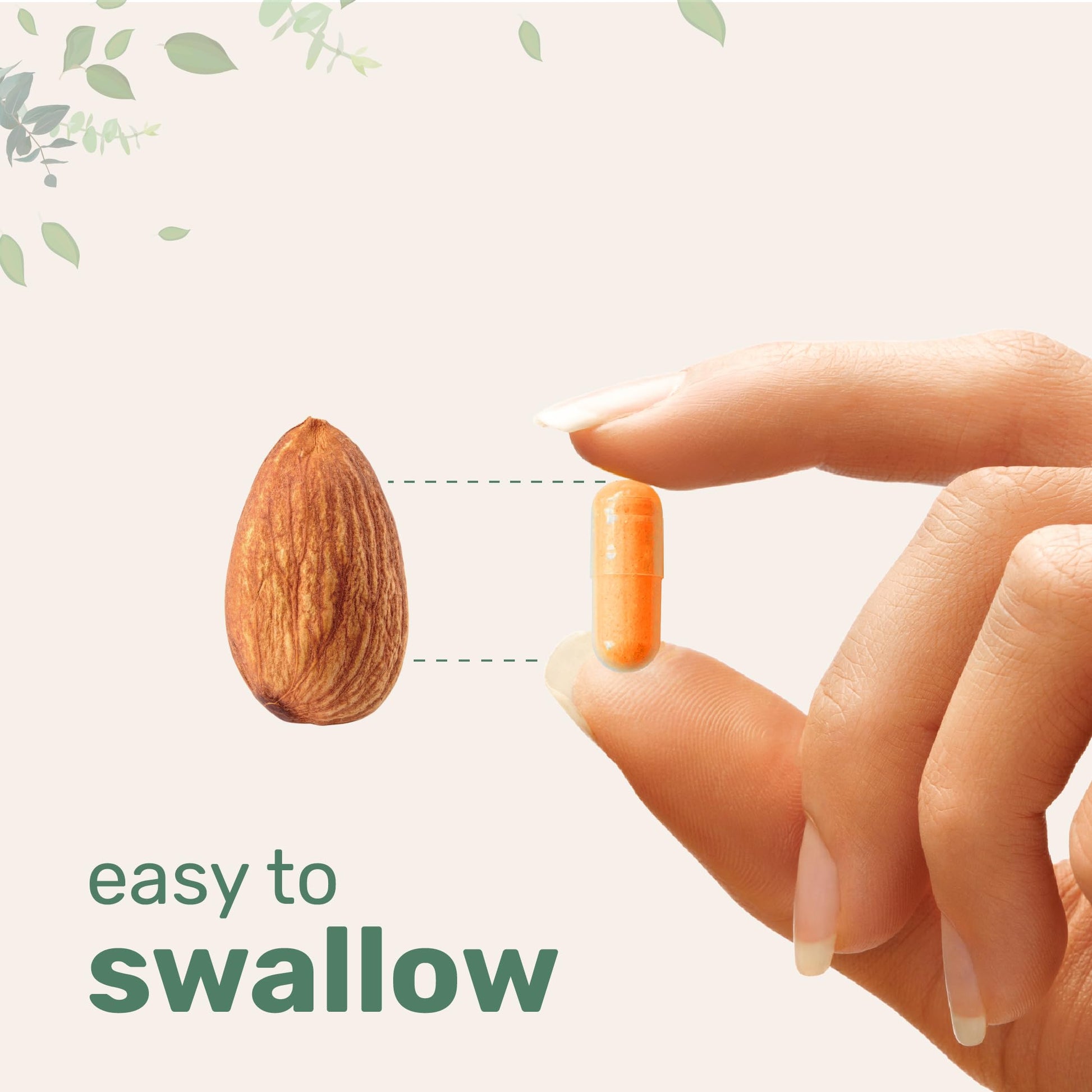 Close up look of clean filler free turmeric veggie capsules for antioxidant defense.