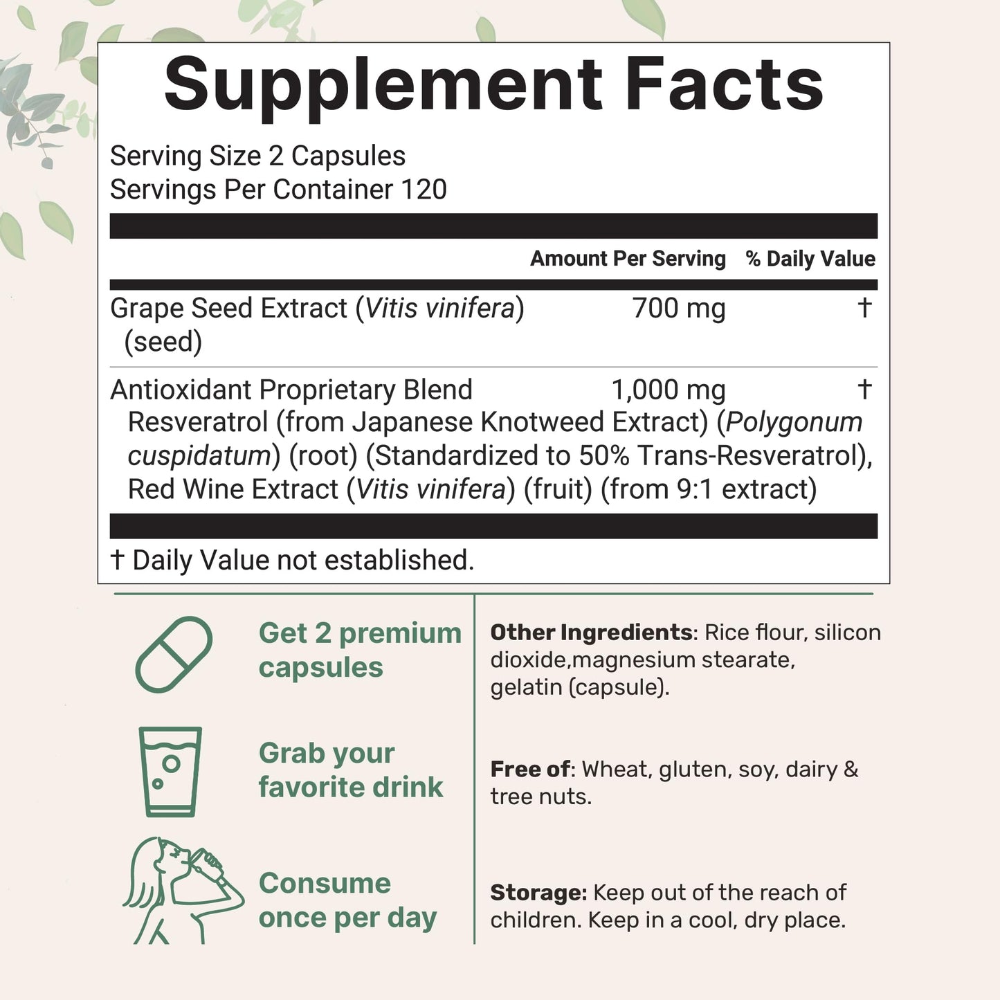 Micro Ingredients 3-in-1 antioxidant blend supplement bottle