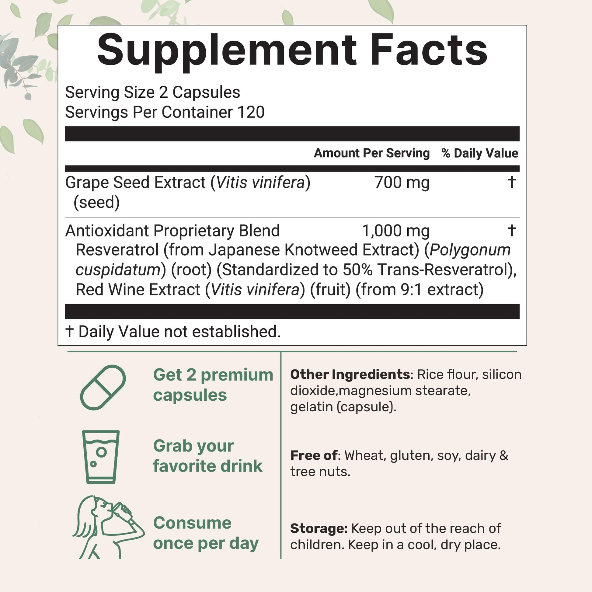 Micro Ingredients 3-in-1 antioxidant blend supplement bottle