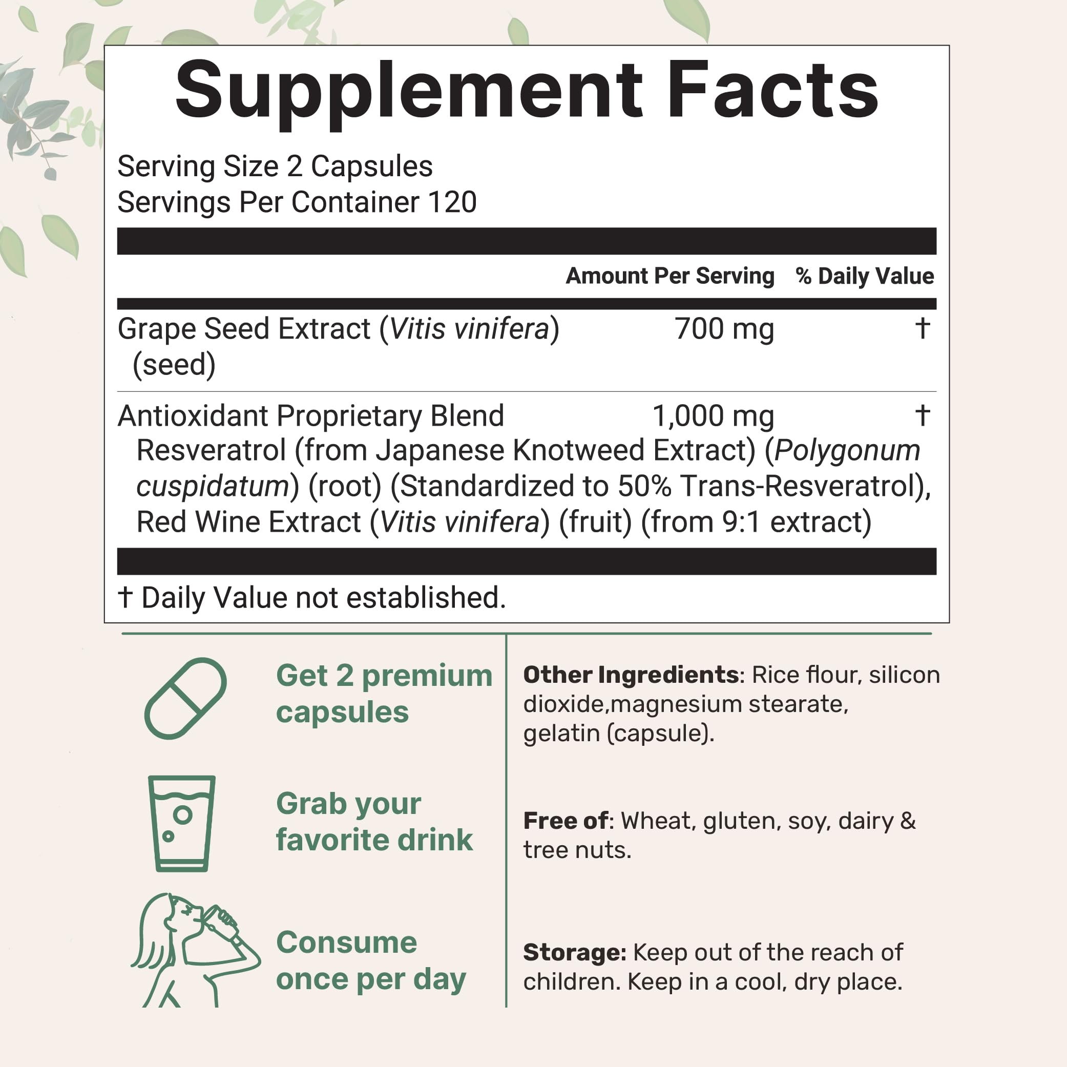 Micro Ingredients 3-in-1 antioxidant blend supplement bottle