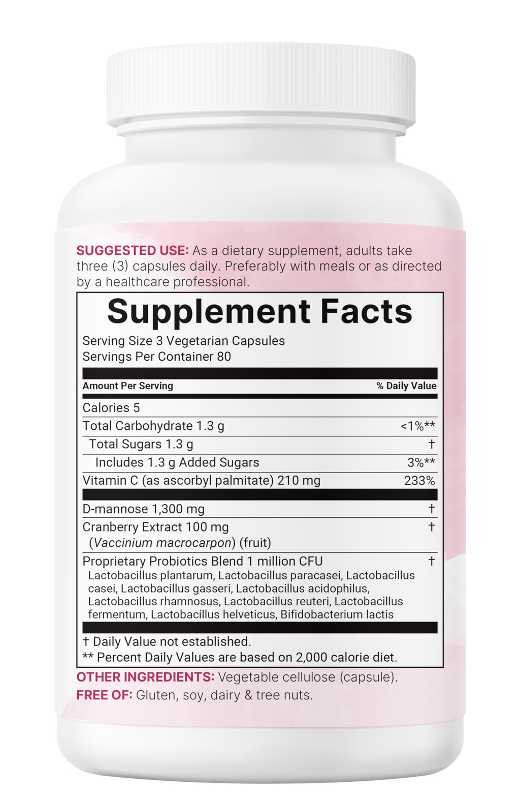 Micro Ingredients Pure D-Mannose daily wellness support