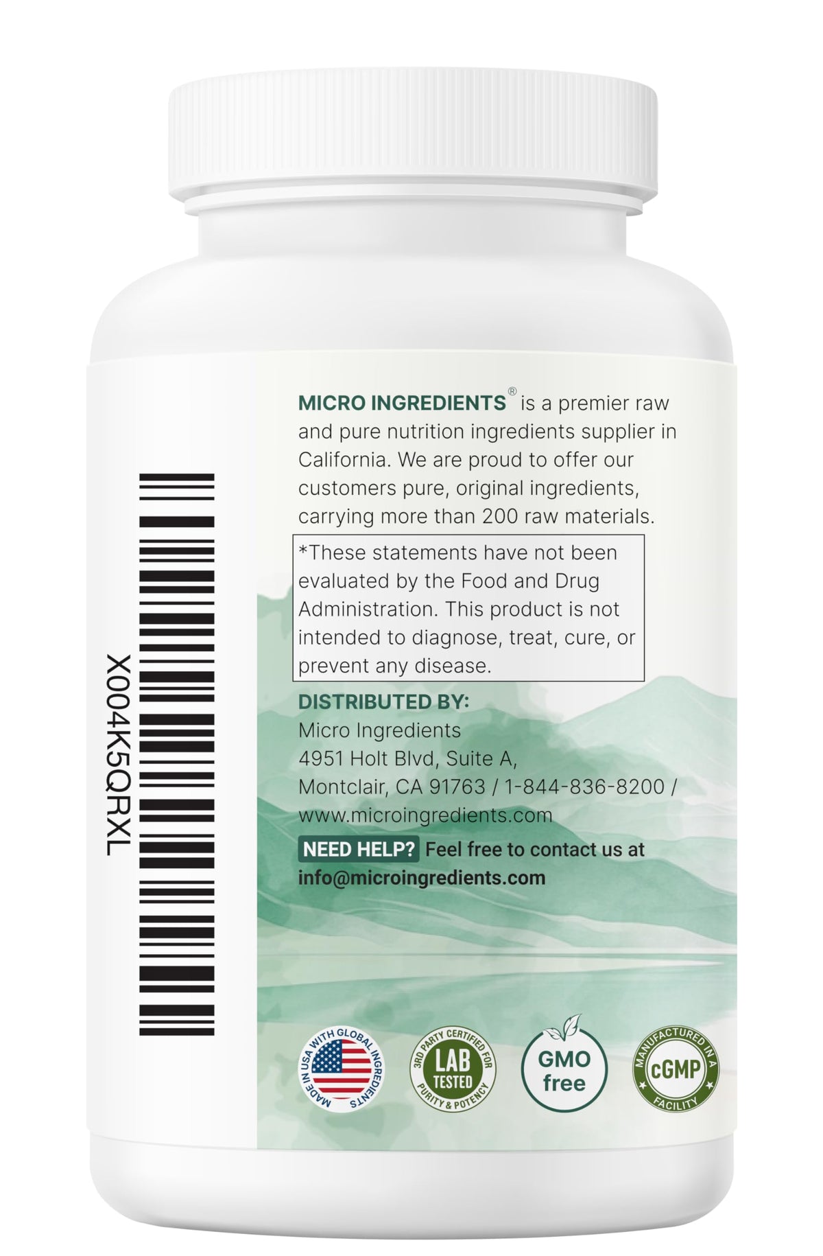 Micro Ingredients Lithium Orotate full container display