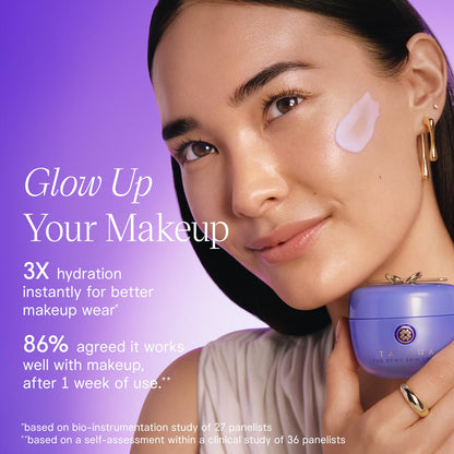 Tatcha hydrating skincare product for dry skin routine angle view