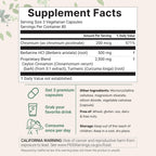 Label details of Micro Ingredients Berberine 4-in-1 metabolic complex