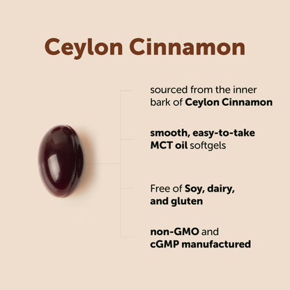 Close up of Micro Ingredients Ceylon Cinnamon supplement softgel texture