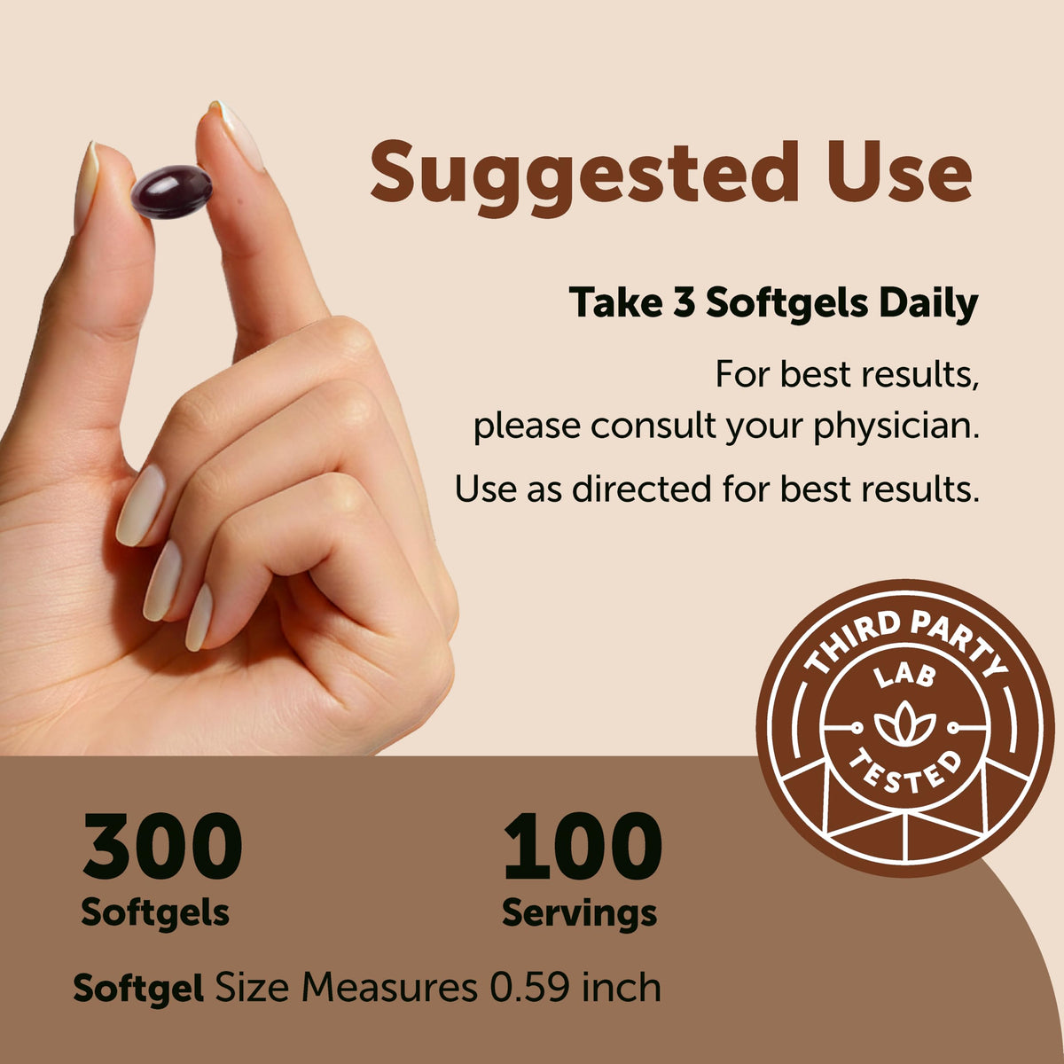 Micro Ingredients Ceylon Cinnamon 300 count pouch design