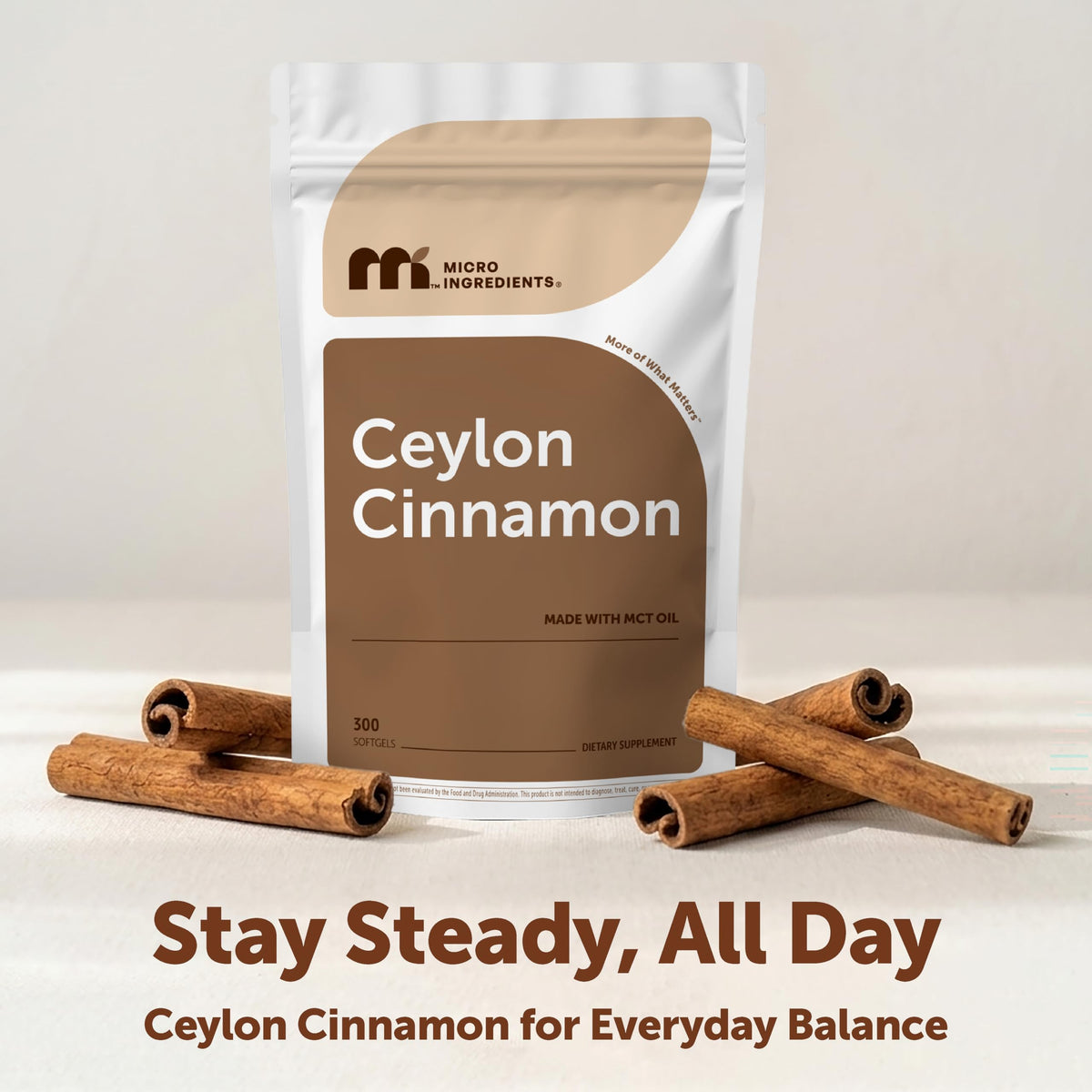 Micro Ingredients Ceylon Cinnamon with MCT oil ingredients list