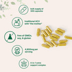Authentic imported USA dietary supplement bottle for digestion and metabolism support.