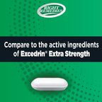 Close up of Right Remedies Extra Strength caplets label