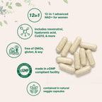 Micro Ingredients women complex capsule size and texture