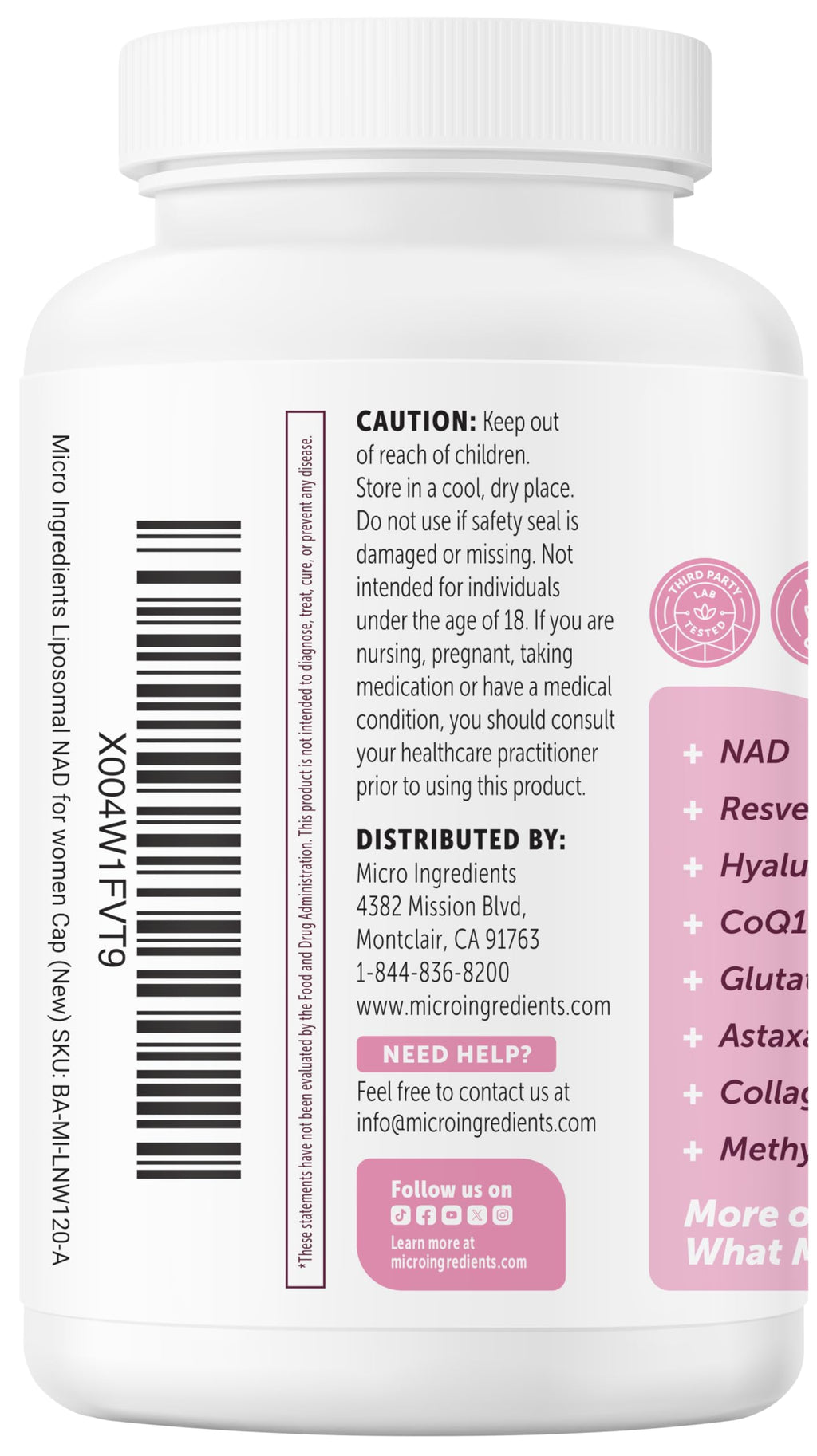 Micro Ingredients premium wellness supplement lifestyle view