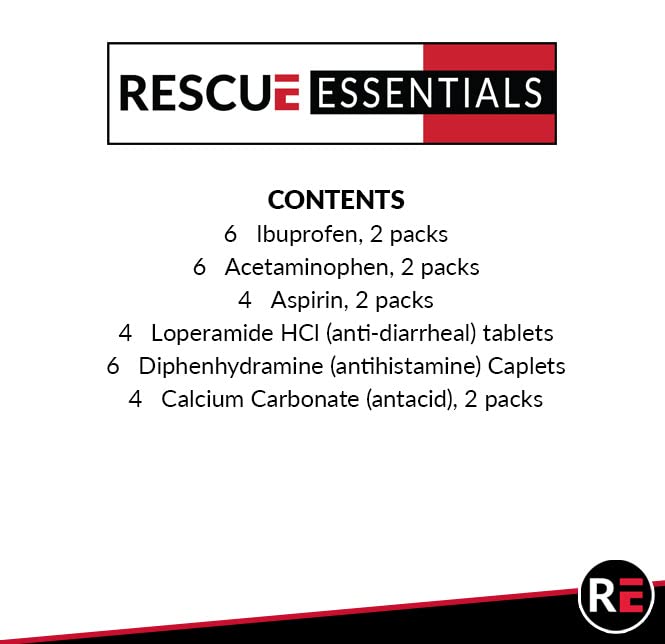 Rescue Essentials Medications Unit Dose Pack resealable pouch