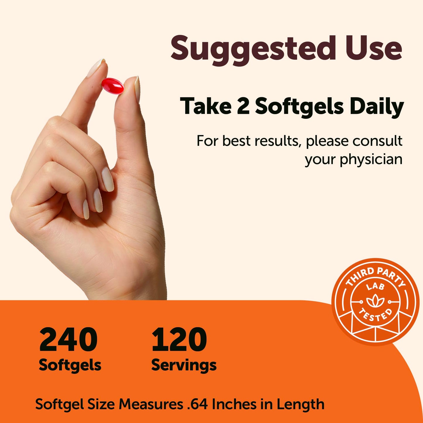Micro Ingredients CoQ10 200 milligrams dietary supplement for heart health support