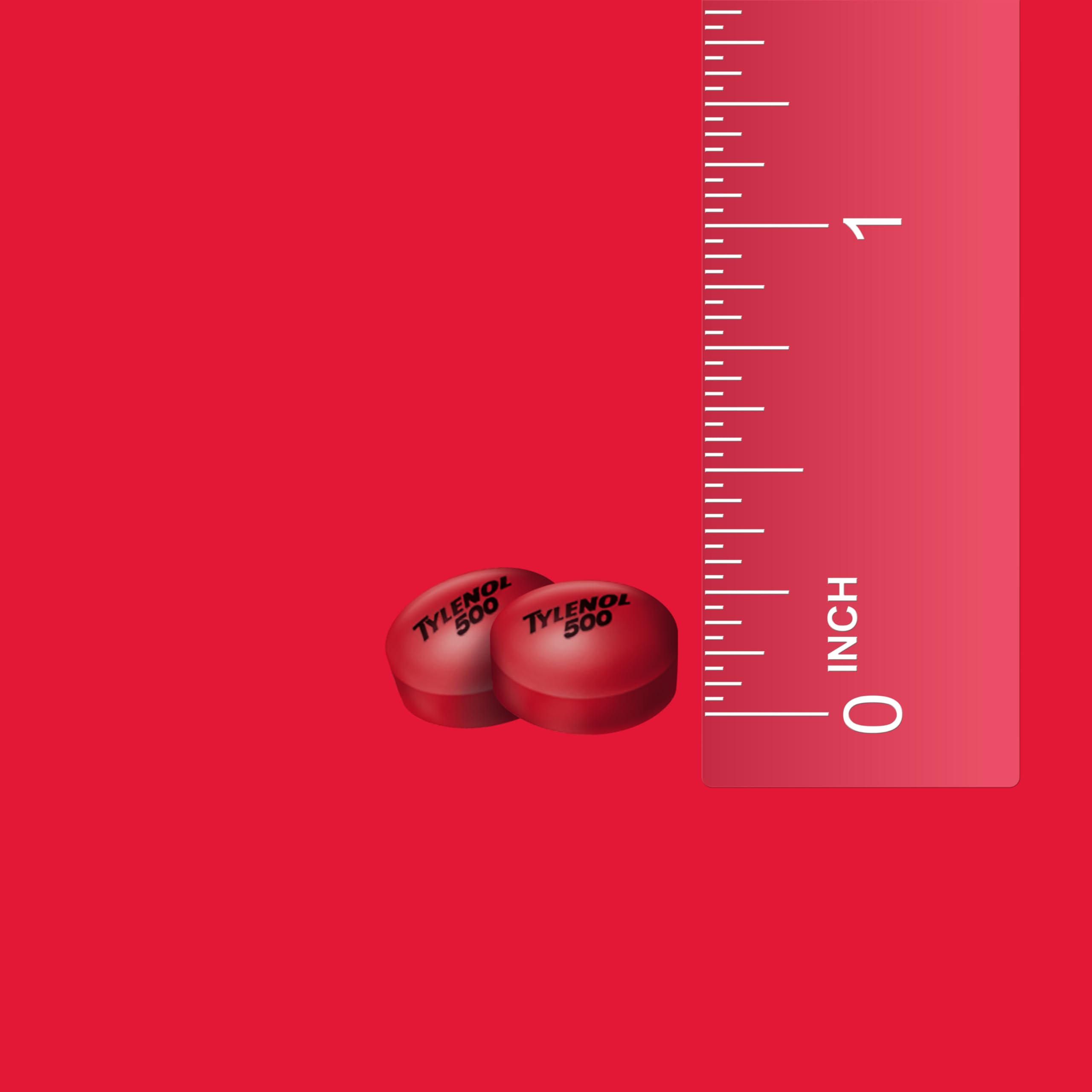 Back of Tylenol 24 count box showing drug facts