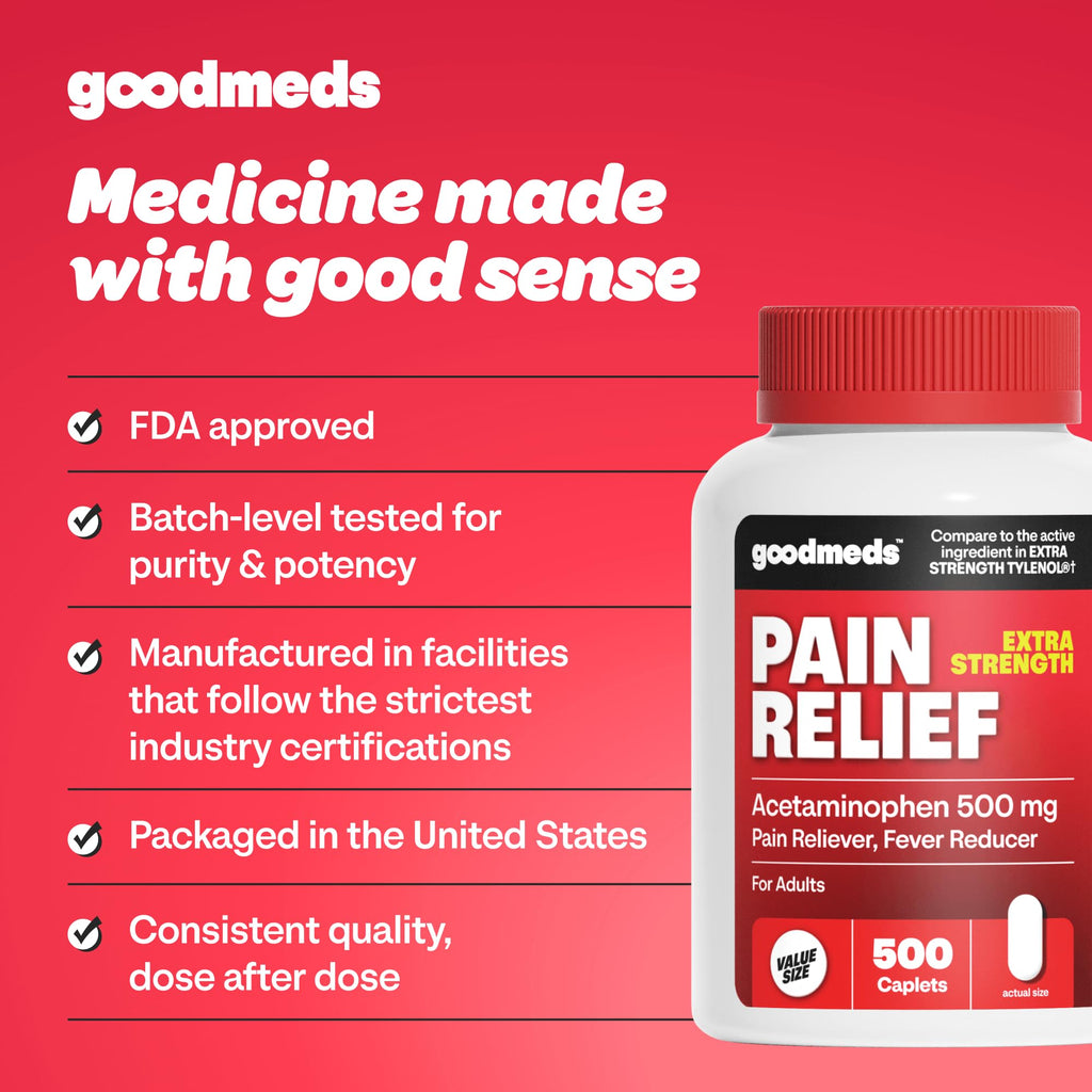 Authentic USA imported GoodMeds pain relief bottle