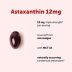 Micro Ingredients Astaxanthin softgels capsule close up