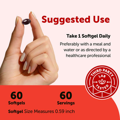 Micro Ingredients Astaxanthin with MCT oil packaging details highlighting its gluten free and non GMO formula