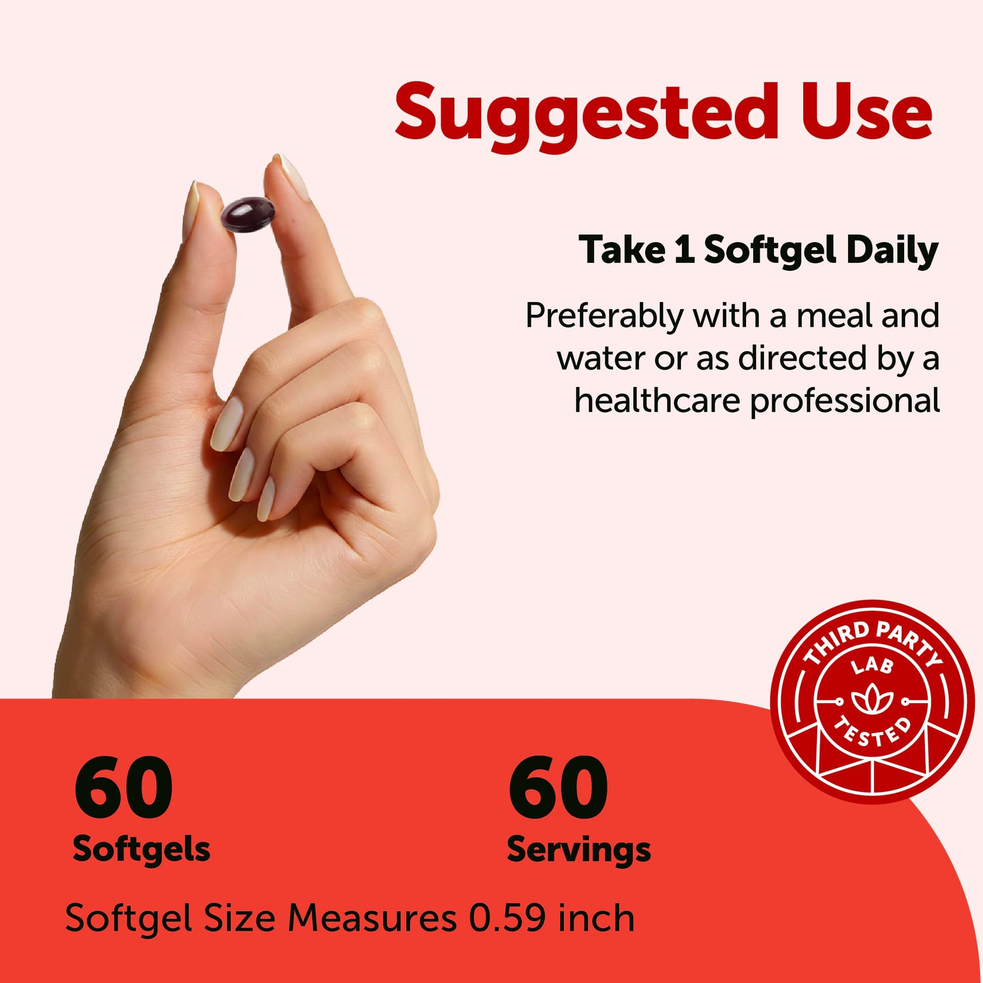 Non GMO gluten free astaxanthin softgels pouch for skin and eye health