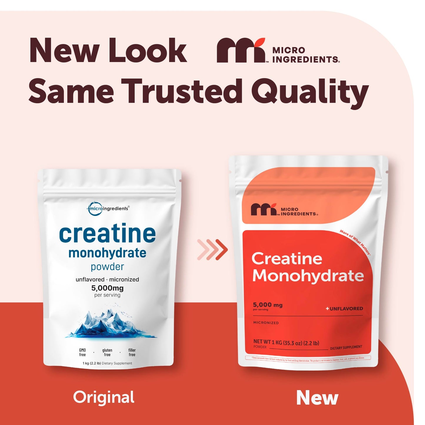 Micro Ingredients micronized creatine powder supplement label details