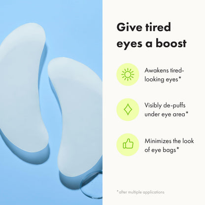 Mighty Patch for Tired Eyes active ingredients including niacinamide and hyaluronic acid