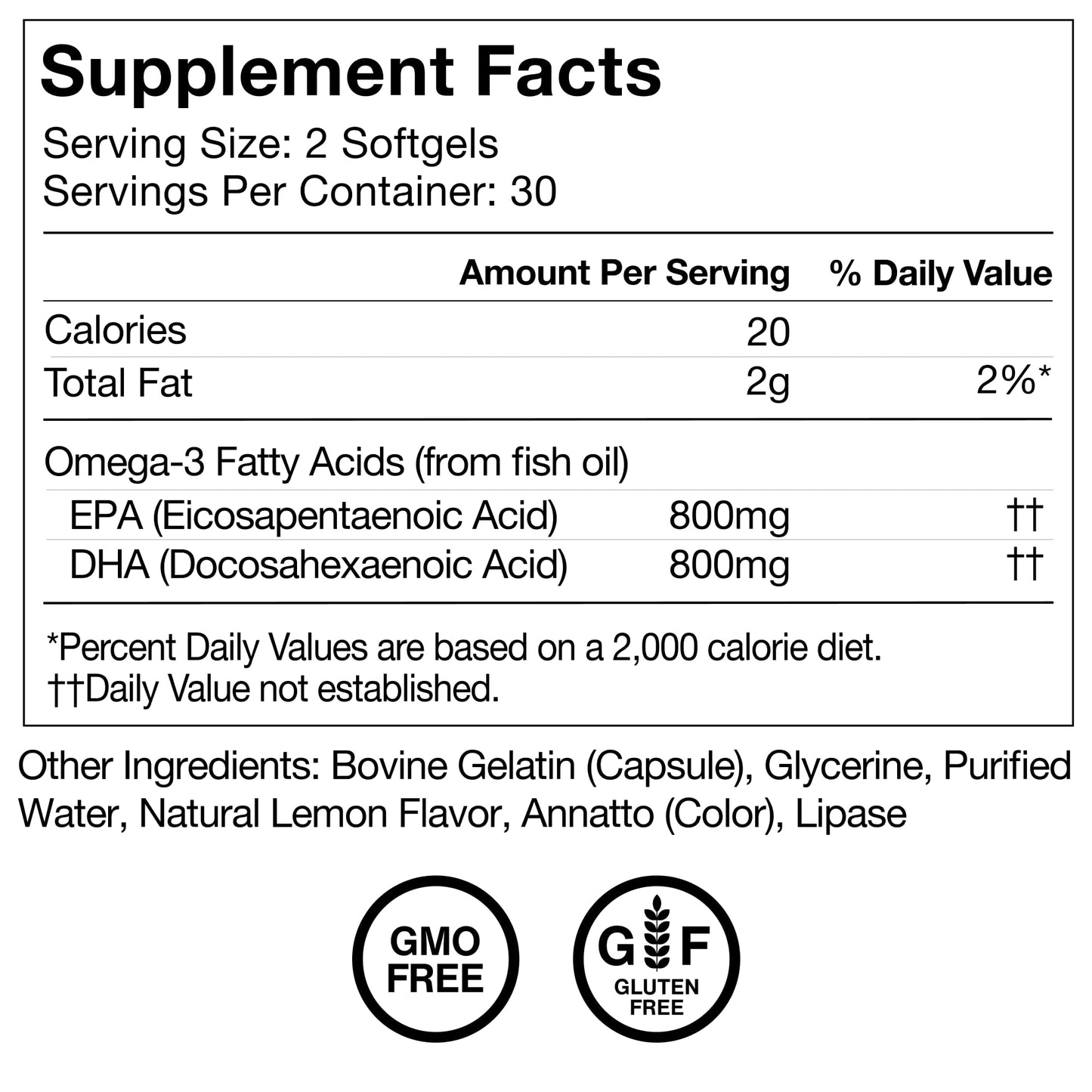 Momentous Omega 3 1600 milligram dietary supplement bottle isolated on a crisp white background for product clarity.