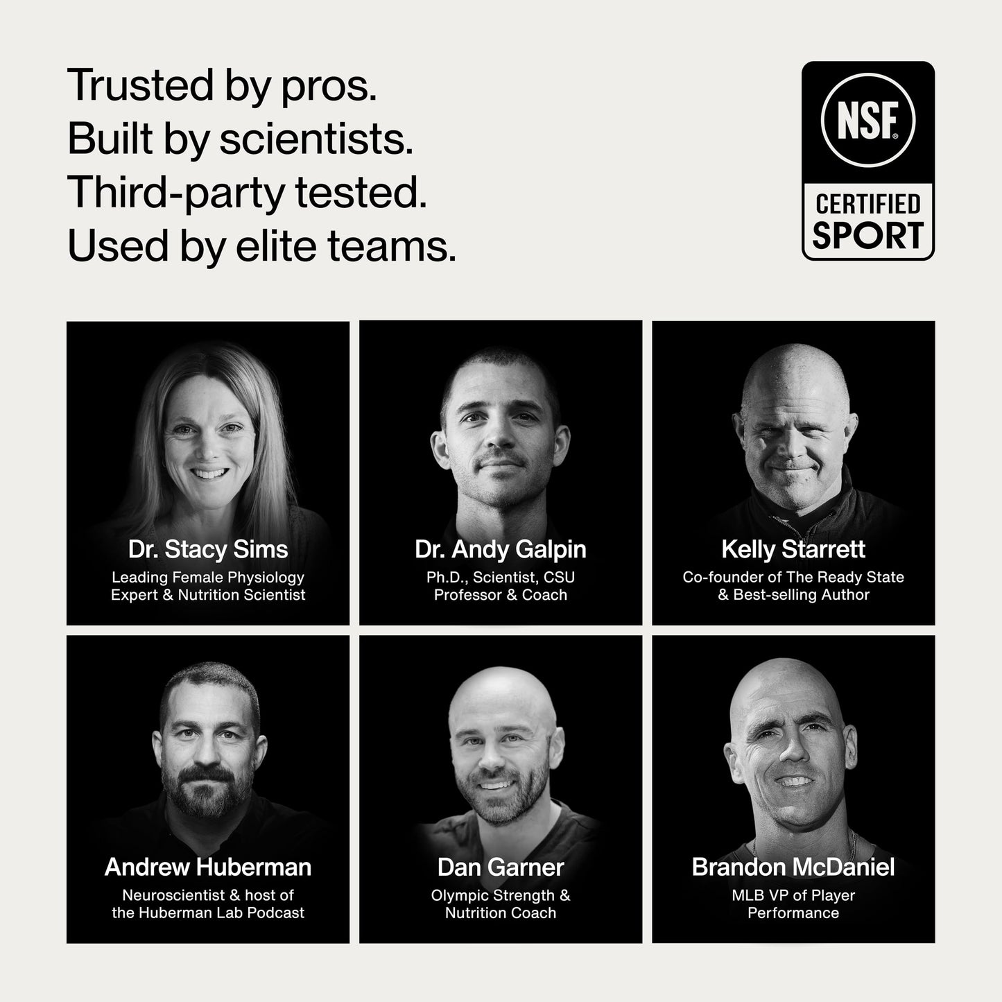 Momentous Creatine Monohydrate ingredient and nutrition panel