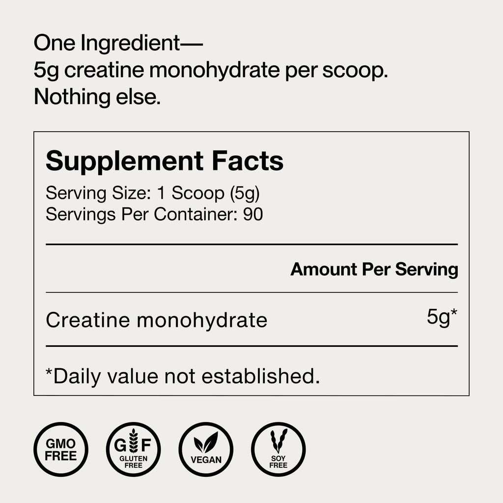 Momentous Creatine Monohydrate Powder lifestyle supplement setup