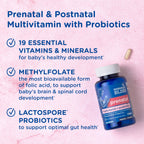 Mommy's Bliss prenatal supplement capsule bottle label details
